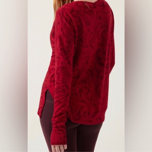 Athleta Luxe V-Neck Sweatshirt ❤️ - Picture 7 of 8